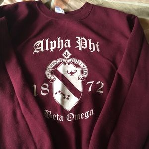Sorority long sleeve sweatshirt